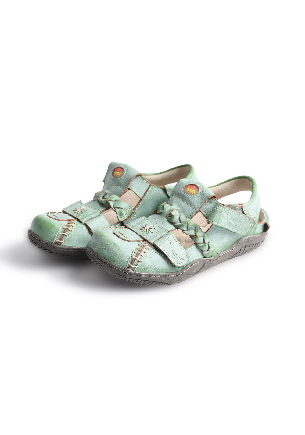 TMA EYES | Vintage French Hollow Out Sandals-Green - PSYLOS 1, TMA EYES | Vintage French Hollow Out Sandals-Green, Sandals, TMA EYES, PSYLOS 1